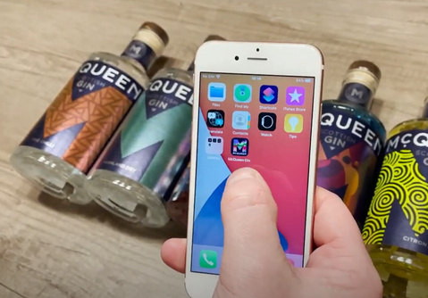 Appdate: Deze fles gin komt tot leven met AR 