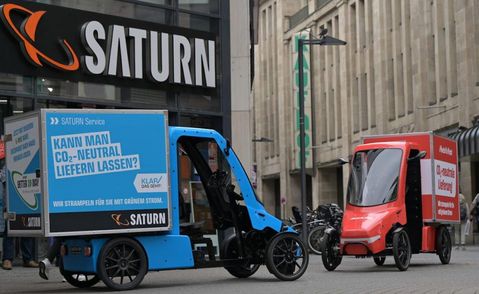 MediaMarkt en Saturn draaien pilot met e-cargobikes