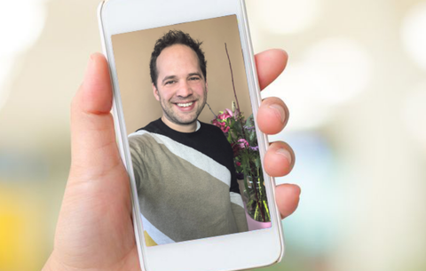 De selfie van Bloomon-oprichter Patrick Hurenkamp