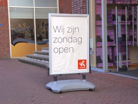 Winkeliers krijgen meer te zeggen over openingstijden