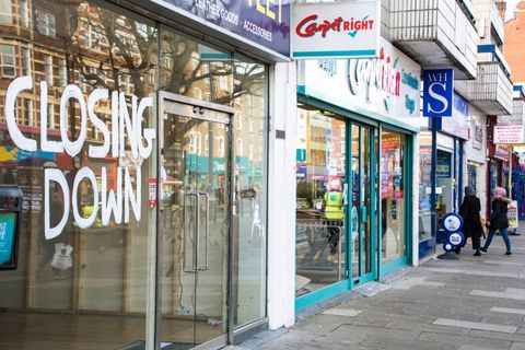 Zwaar jaar voor Britse retailers: iedere dag 61 winkels dicht