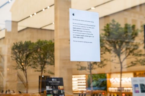 'Apple wil huurverlaging van 50 procent voor Britse winkelpanden'