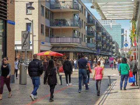 Drukte in winkelstraten neemt sneller toe