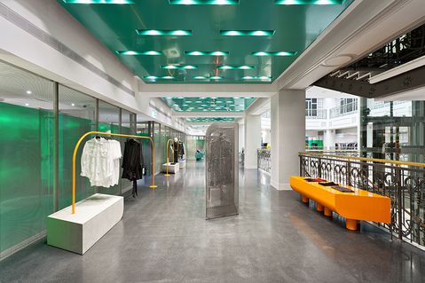 De rebelse look van een monumentaal warenhuis