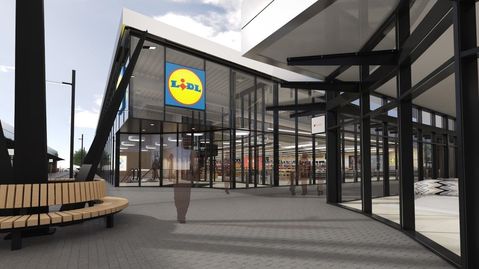 ​Lidl legt laatste hand aan winkelcentrum