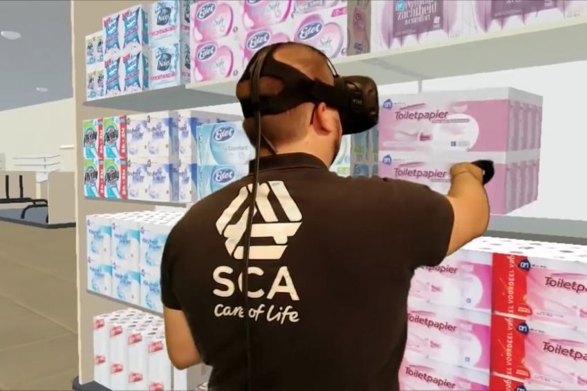 Appdate: Hoe je met virtual reality de schappen indeelt