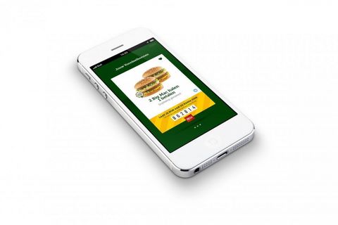 McDonald's wijst klanten via sms op app