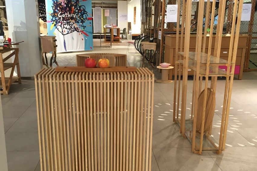 Gather langer in V&D-pand Haarlem