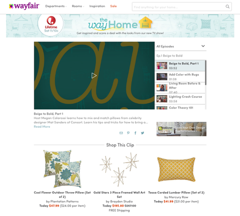 Nieuw televisieprogramma volledig shoppable