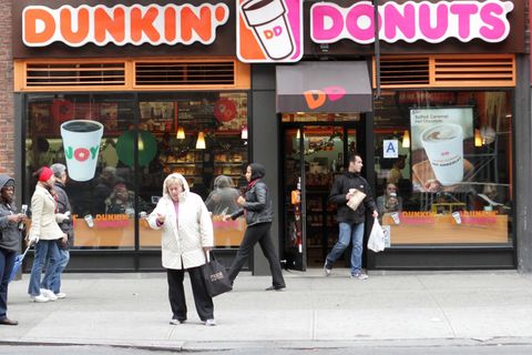 Dunkin’ Donuts bezorgt op straat