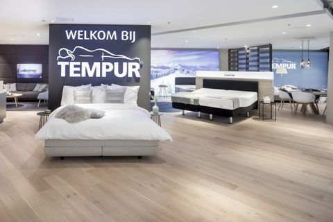 ​Het hotel-in-shop van Tempur