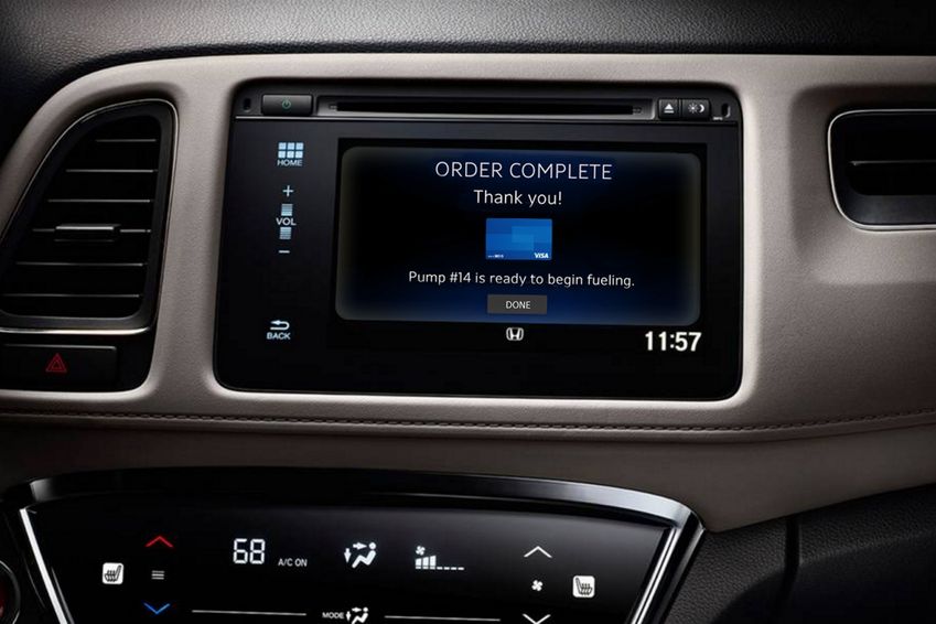 Honda en Visa testen betalen vanuit auto