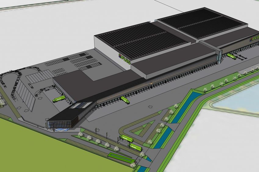 Plus bouwt nieuw dc: 260 banen weg