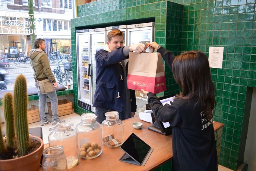 Foodora maakt afhalen mogelijk