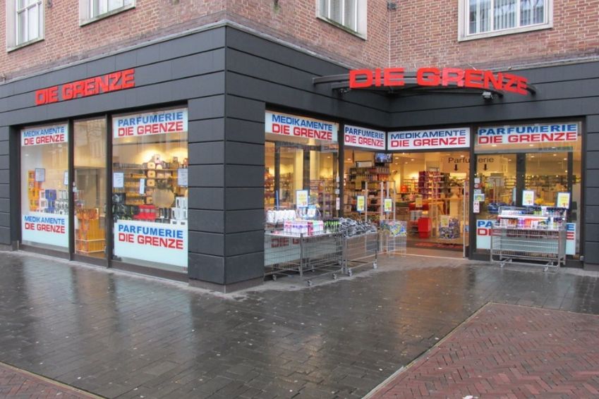Die Grenze omhelst vrije Europese markt