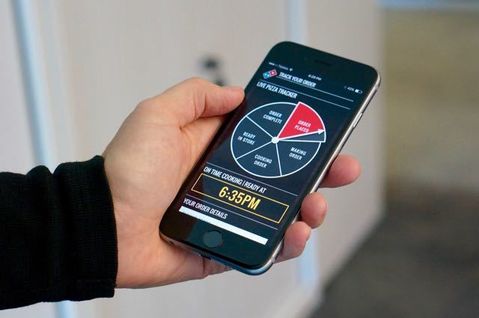 ​Domino’s-bezorgers door hele land te volgen