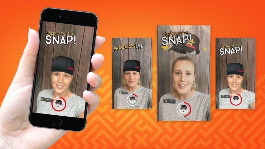 McDonald’s test Snapchat-sollicitaties