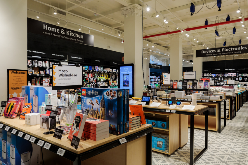 Amazon opent nu al meer viersterrenwinkels