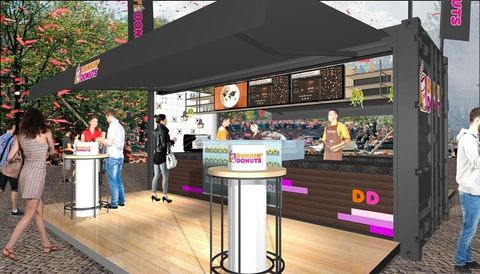 Rijdende Dunkin’ Donuts debuteert in Almere