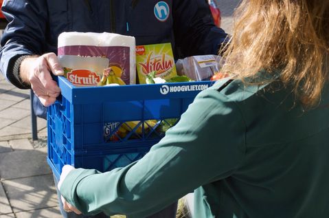 Hoogvliet bezorgt boodschappen in meer plaatsen thuis