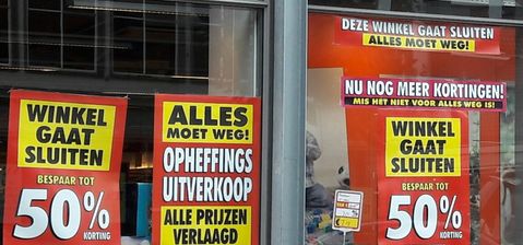Retailer failliet: wat zijn de gevolgen voor de vastgoedeigenaar?