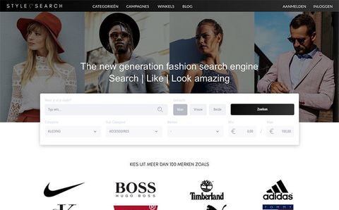 Mode-zoekmachine StyleSearch in de lucht