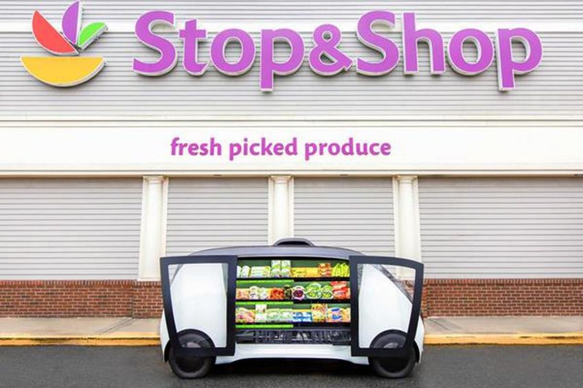 Ahold Delhaize komt met zelfrijdende minisupermarkt