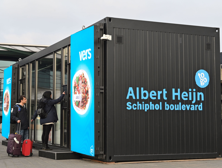 Digitale winkel Albert Heijn verhuist naar Schiphol - RetailTrends