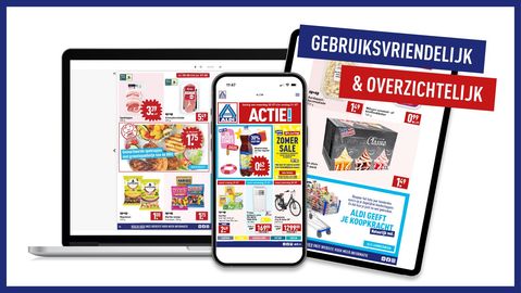 Hoe Aldi digitaal communiceert (maar de papieren folder trouw blijft)