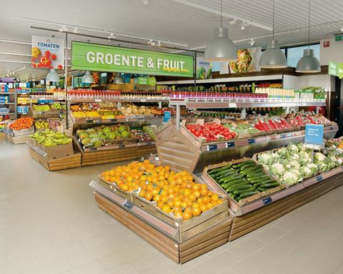 Aldi stopt ook met plastic tasje voor groente en fruit