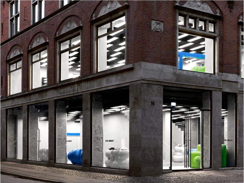Een sneakerstore vol contrasten in Kopenhagen