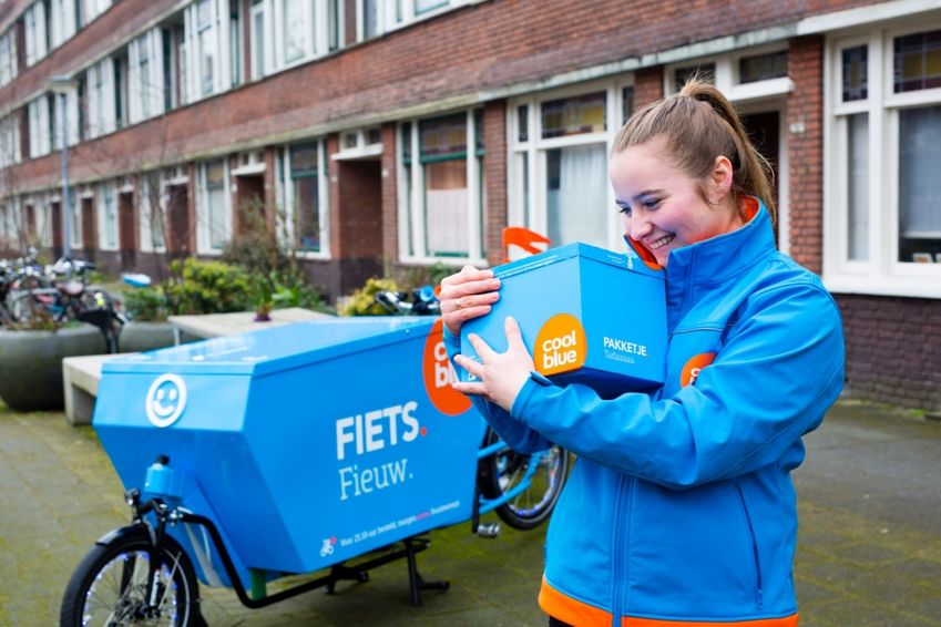 Coolblue lanceert eigen fietsbezorgdienst