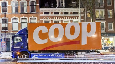 Coop van start met elektrische bevoorrading