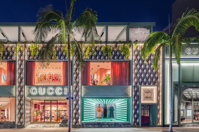 Hier maakt Gucci opnieuw een uitstapje naar de horeca
