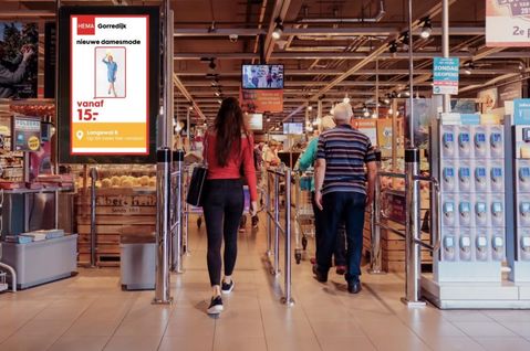 HEMA maakt digitale buitenreclame lokaal relevant