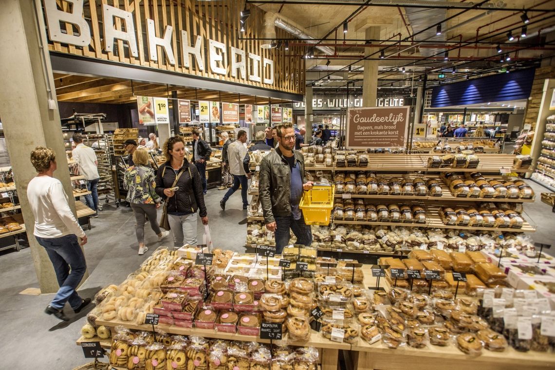 Amsterdam: Jumbo Foodmarkt, The Foodmarkt is a chain of lar…