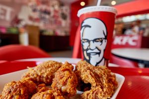 KFC test met gefrituurde veganistische kip