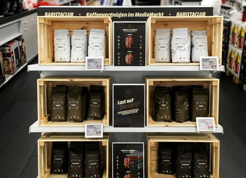 MediaMarkt start met verkoop koffie
