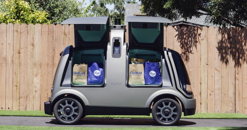 Kroger met zelfrijdende auto de openbare weg op