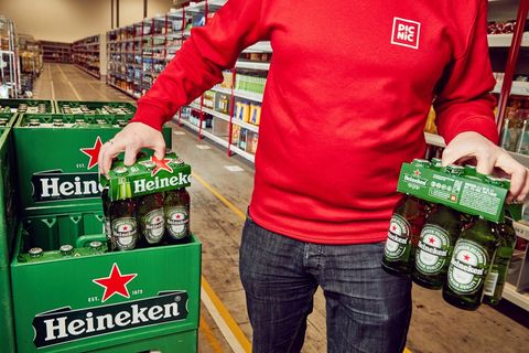 Picnic en Heineken slaan handen ineen voor bierbezorging
