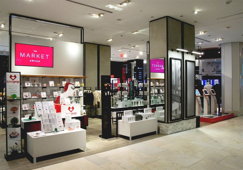 Is dit pop-up concept de redding van Macy's?