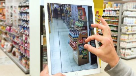 Appdate: Zo test je een winkelschap zonder dat het in de weg staat