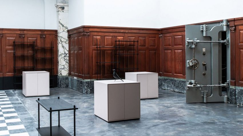 Bankgebouw in Kopenhagen omgevormd tot showroom