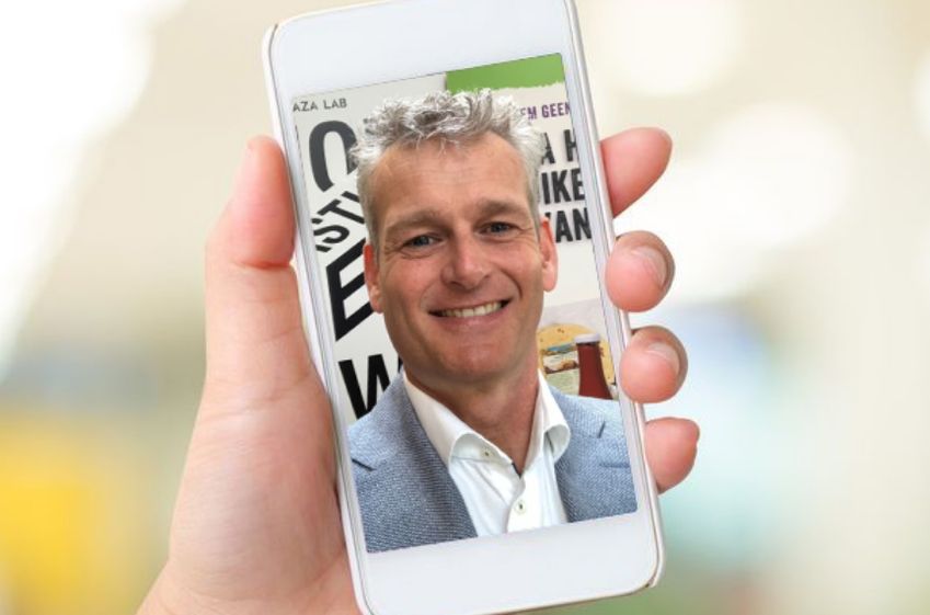 De selfie van Ekoplaza-directeur Erik Does