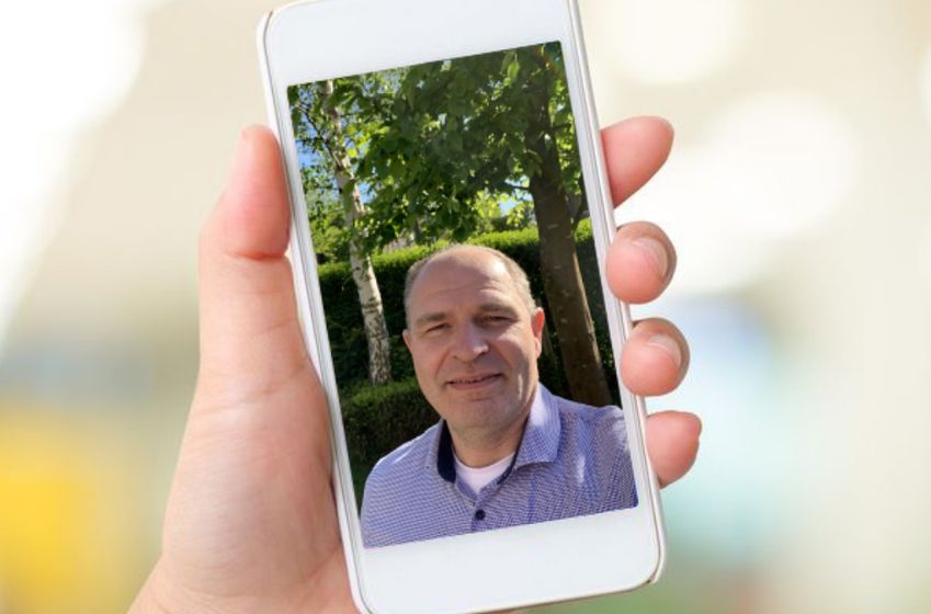 De selfie van Intratuin-directeur Peter Paul Kleinbussink