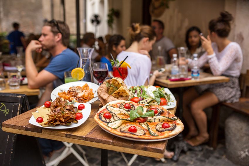 'Foodspelers nemen de winkelstraat over'