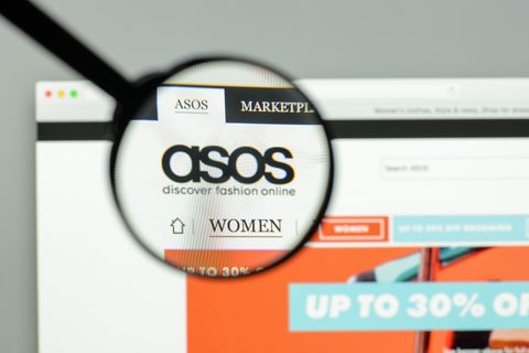 Winst Asos met 68 procent gedaald