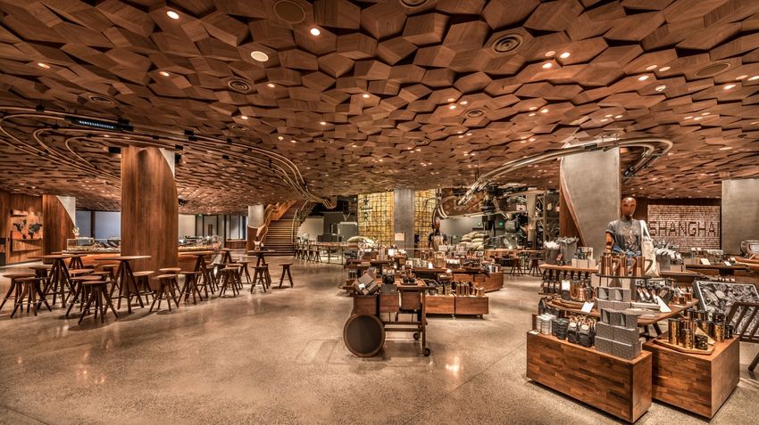 Het allergrootste Starbucks-theater ter wereld