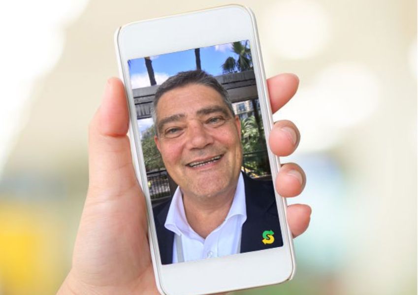 De selfie van Subway-directeur Joost Labadie