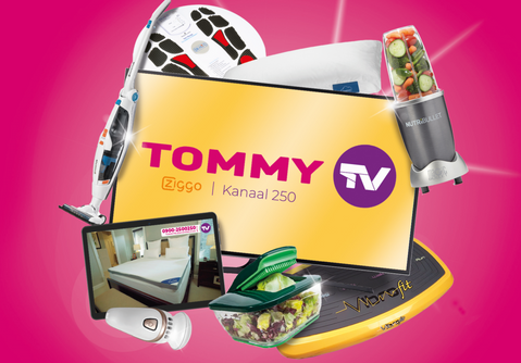 Tommy Teleshopping begint eigen tv-zender